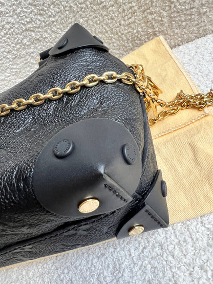 Louis Vuitton Black Empreinte Petite Malle Souple Bag (RRP £2420)