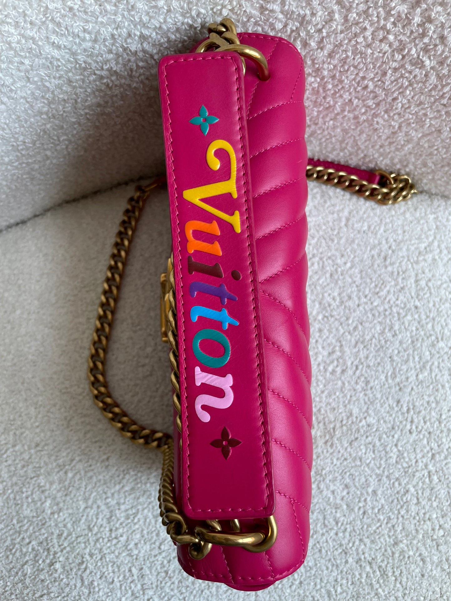 Louis Vuitton New Wave MM Bag in Pink