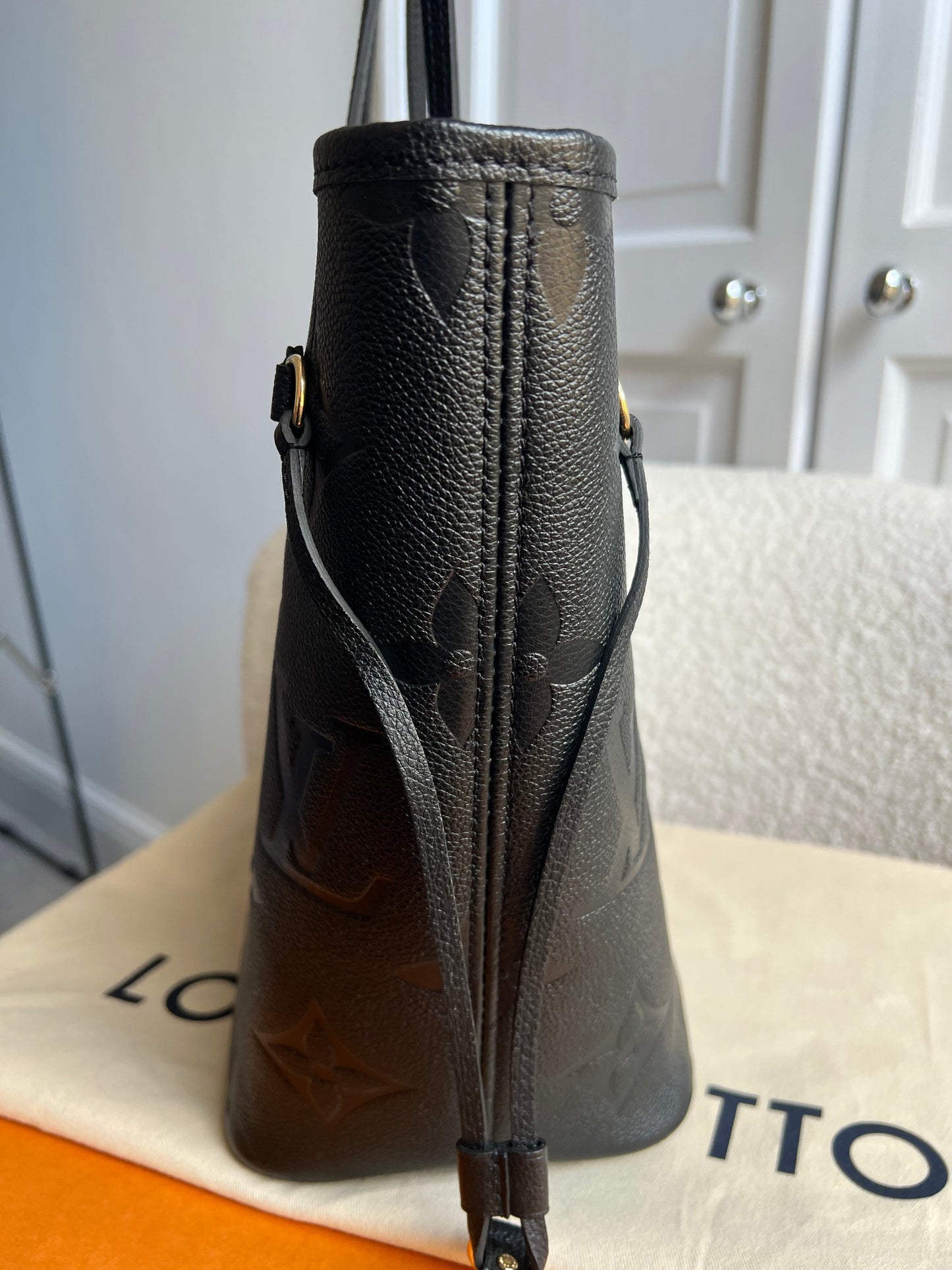 Louis Vuitton Neverfull MM Black Empreinte (RRP £2,010)