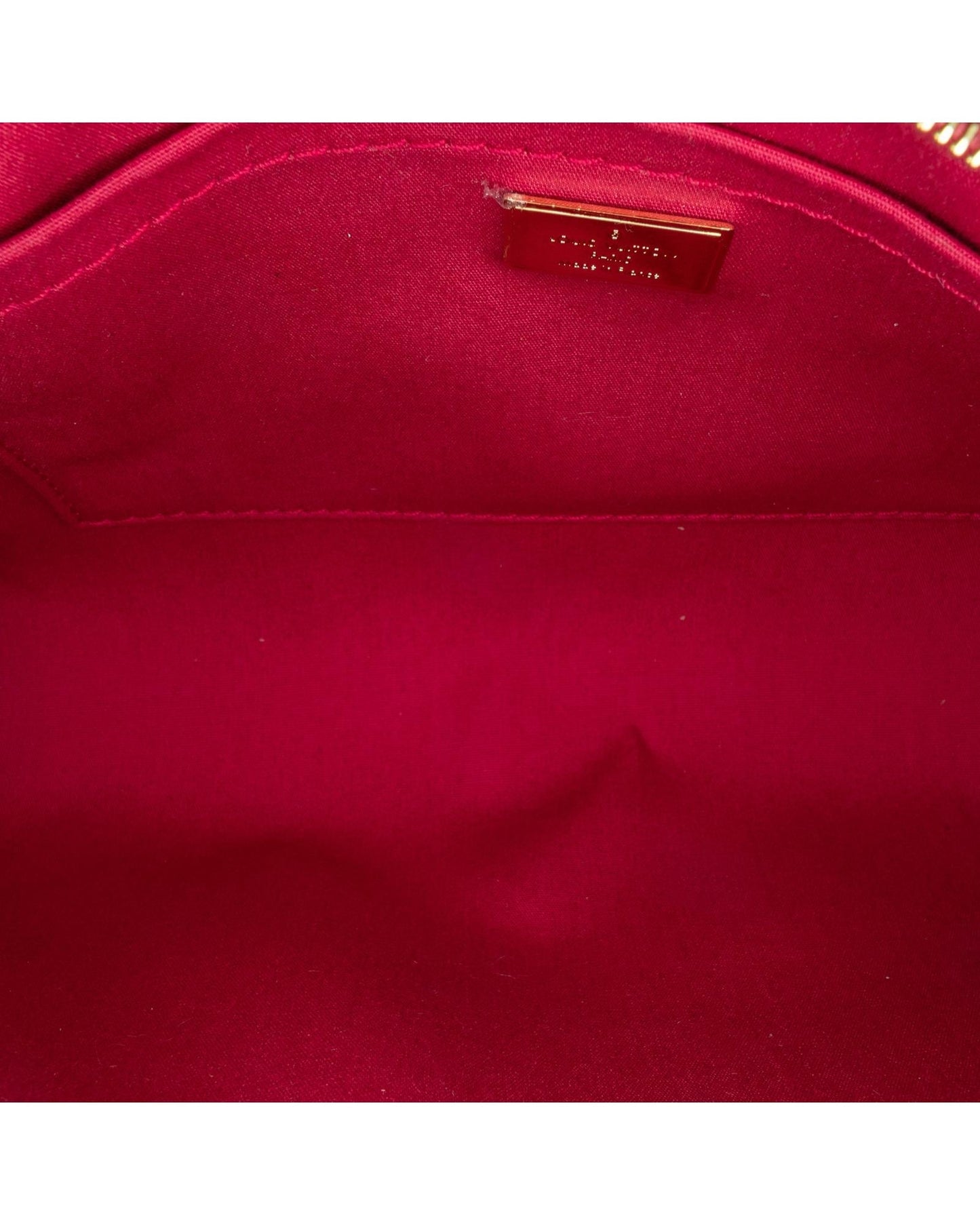 Monogram Vernis Leather Chain Strap Crossbody Bag