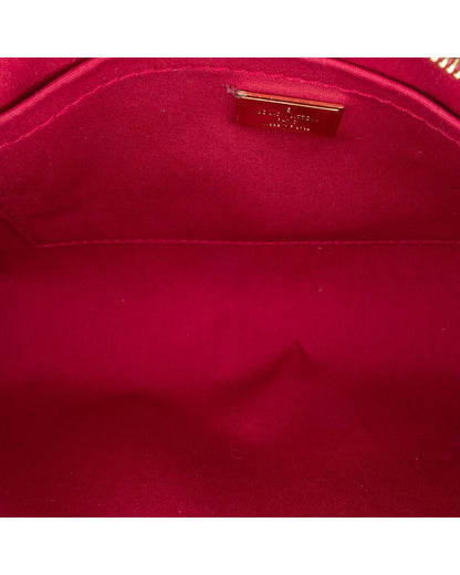 Monogram Vernis Leather Chain Strap Crossbody Bag