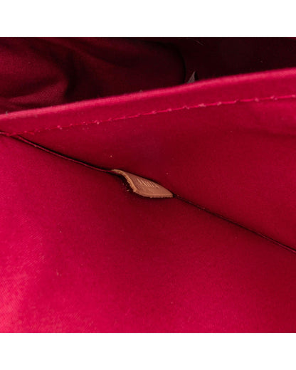 Monogram Vernis Leather Chain Strap Crossbody Bag