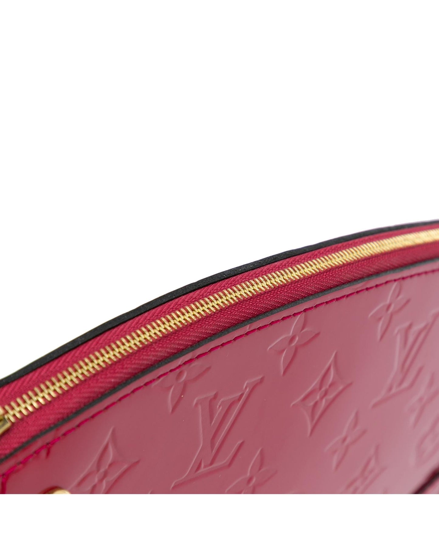 Monogram Vernis Leather Chain Strap Crossbody Bag