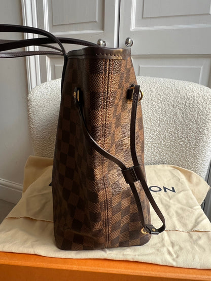 Louis Vuitton Neverfull MM Damier Ebene Rose Ballerine (RRP £1470)