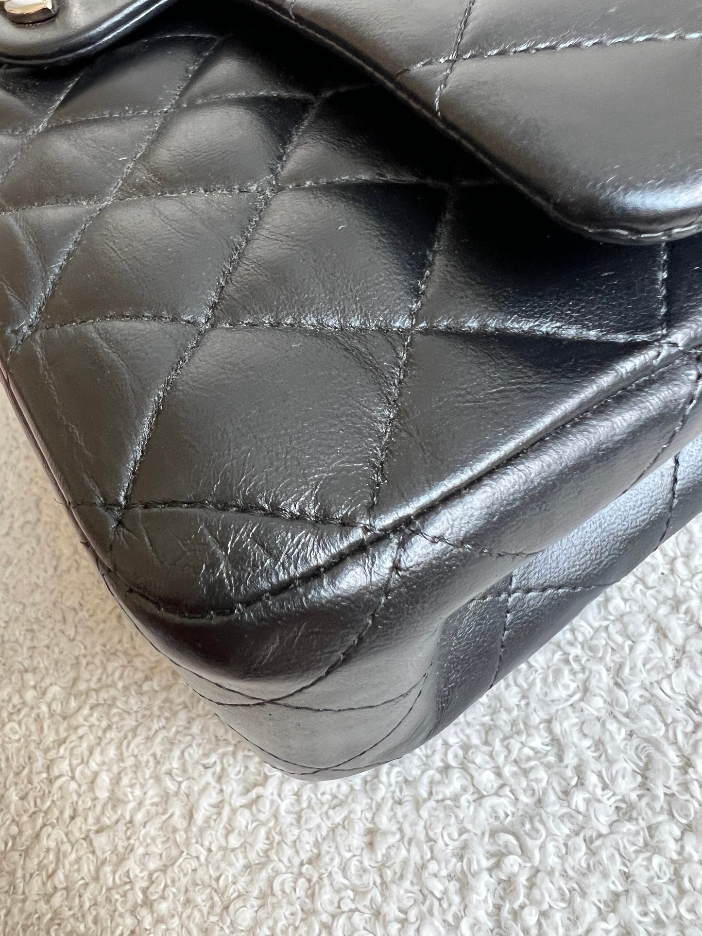 Chanel Medium Classic Flap in Black Lambskin (RRP £9,090)