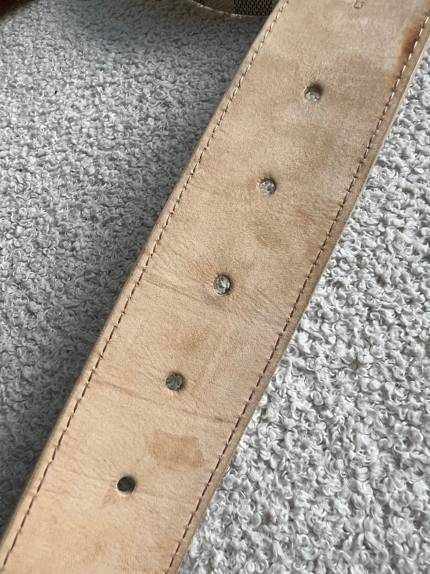 Louis Vuitton Initials Belt Damier Azur Size 85