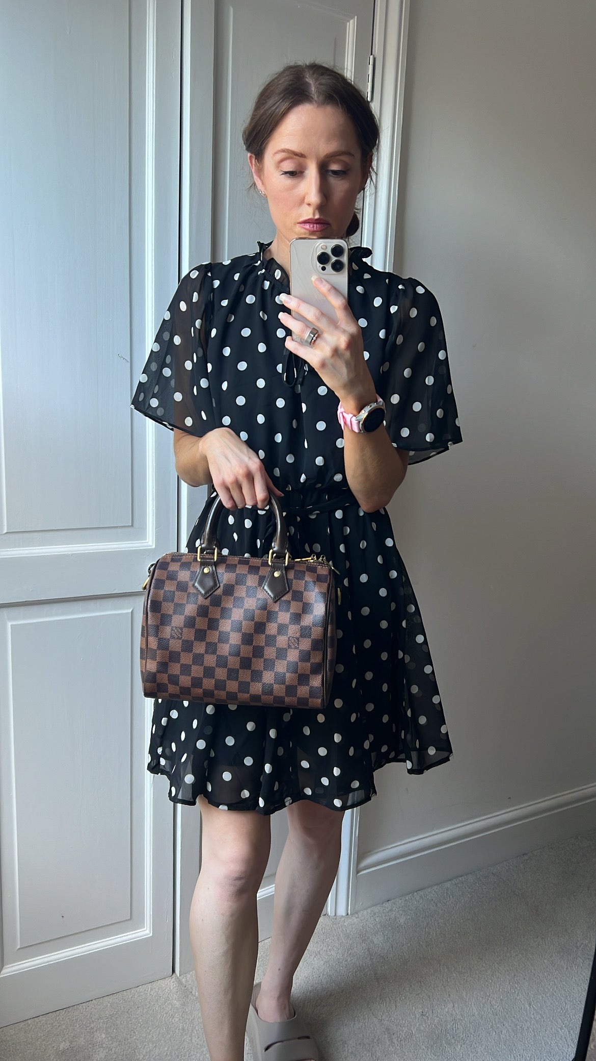 Louis Vuitton Speedy 25 Bandouliere Damier Ebene (RRP £1,440)