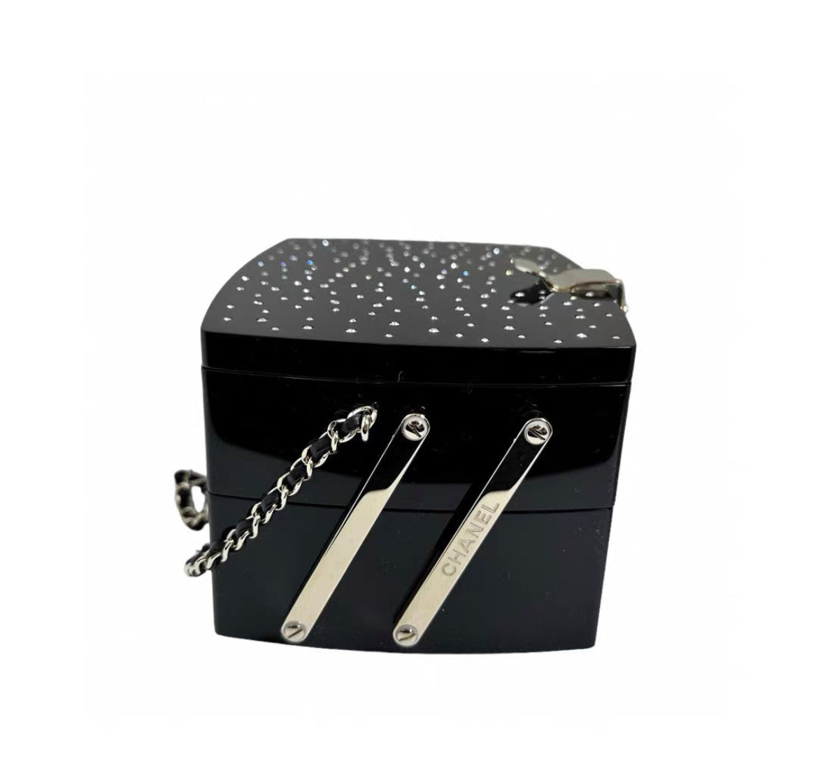 Chanel Luxury Leather Black Handbag Leather