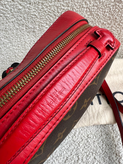Louis Vuitton Saintonge Monogram Red