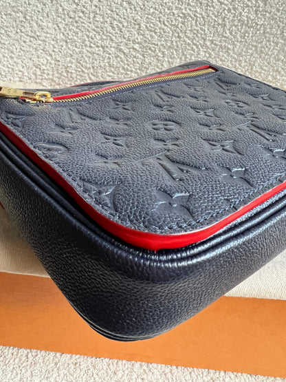 Louis Vuitton Pochette Metis Marine Rouge Empreinte (RRP £2,200)