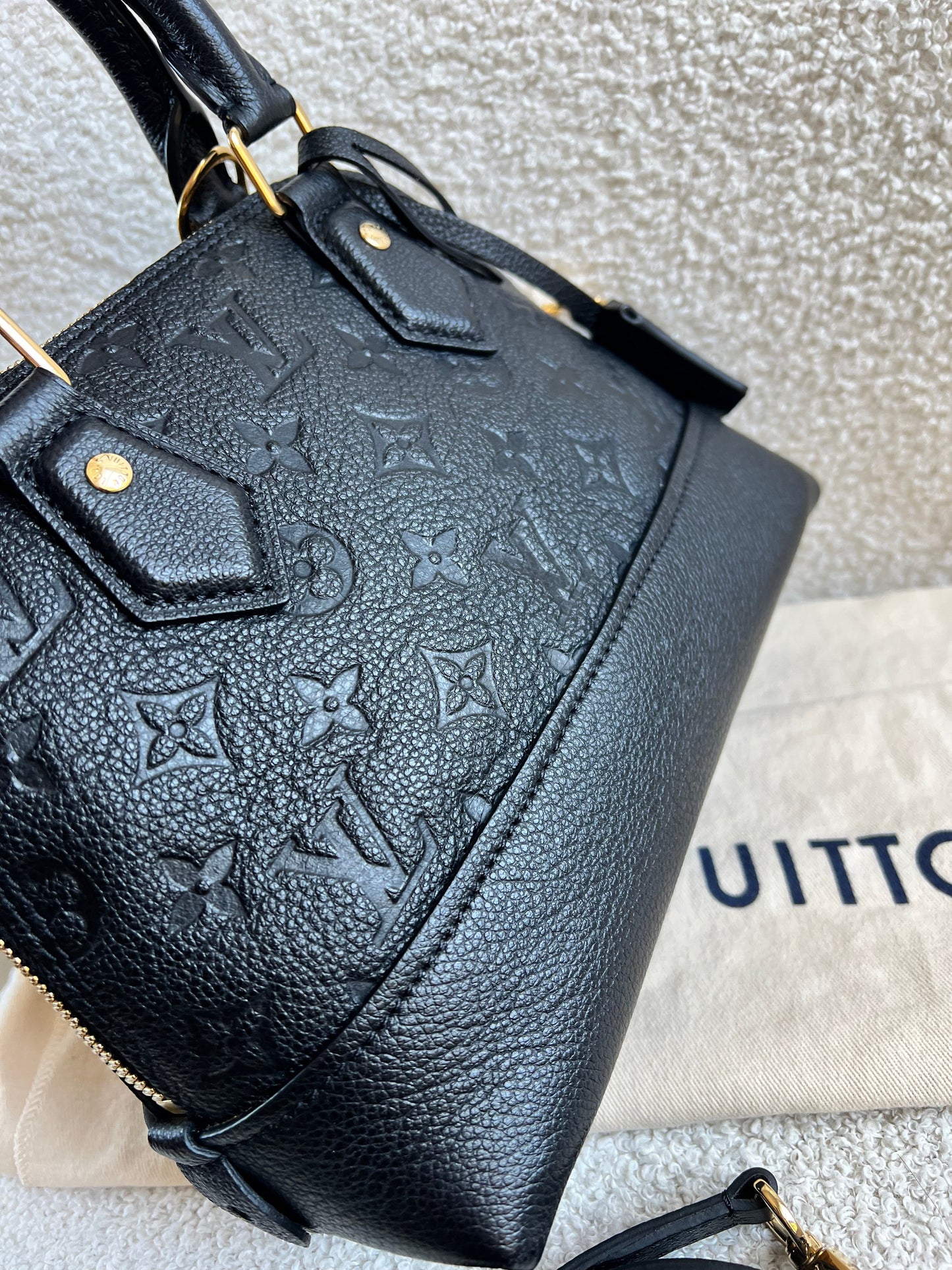 Louis Vuitton Alma Neo BB Black Empreinte  (RRP £2,020)