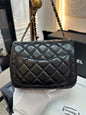 Chanel Luxury Leather Gold Handbag Gold