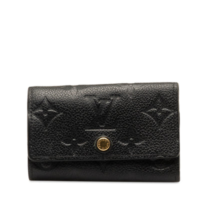 Black Louis Vuitton Monogram Empreinte 6 Key Holder