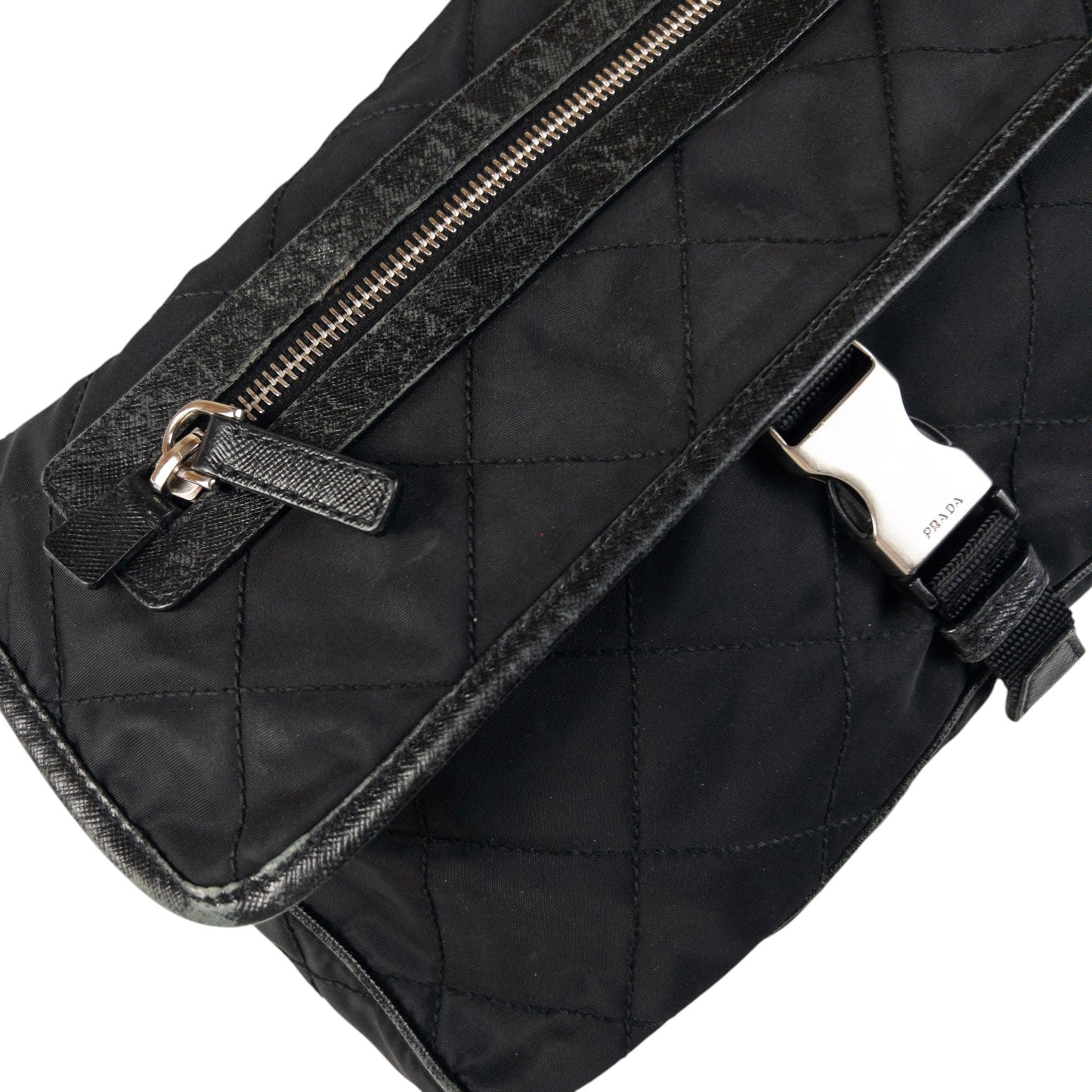 Vintage Prada Quilted Crossbody Bag