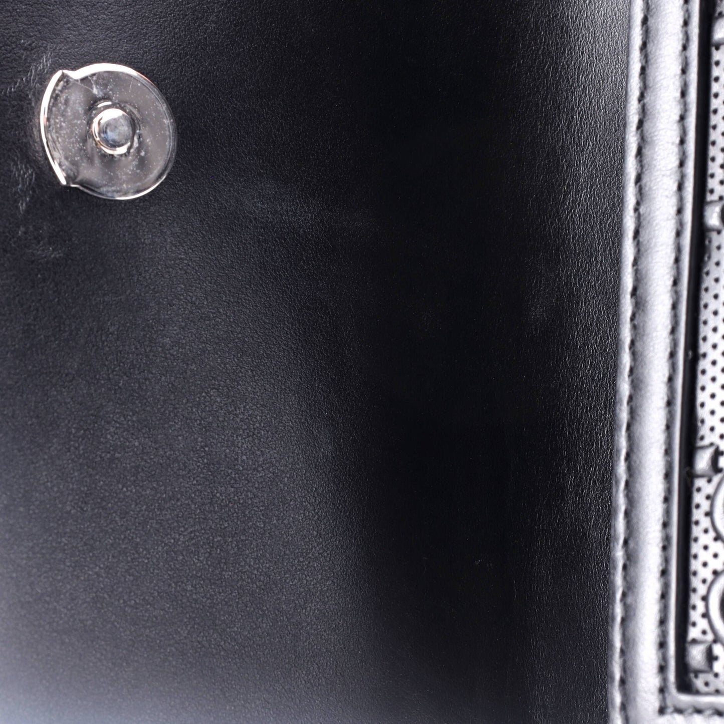 Flap Crossbody Bag GG Embossed Perforated Leather Small