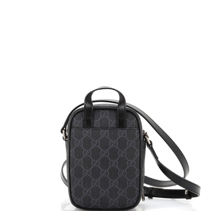 Neo Vintage Top Handle Crossbody Bag GG Coated Canvas Mini