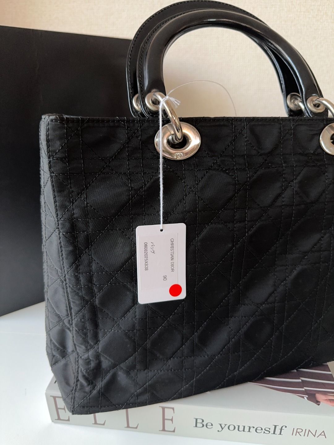 Christian Dior Cannage Top Handle Bag - Black Handle Bags Handbags Mr06082025X838