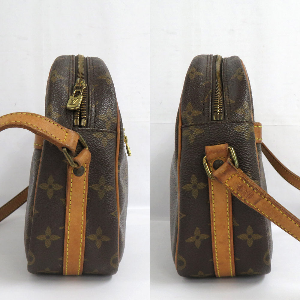 Louis Vuitton M51222 Monogram Shoulder Bag Crossbody Leather PVC Brown  Unisex