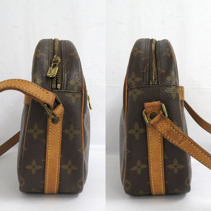 Louis Vuitton M51222 Monogram Shoulder Bag Crossbody Leather PVC Brown  Unisex