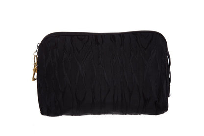 Christian Dior Black Satin Pouch