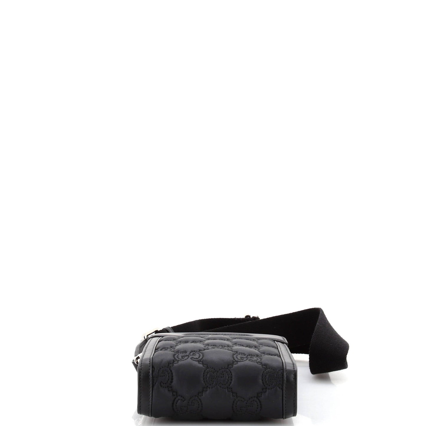Top Handle Crossbody Bag GG Embossed Matelasse Nylon with Leather Mini