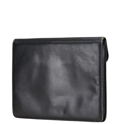 Fendi Luxury Leather Red Clutch Style 2