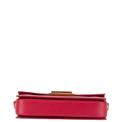 Saint Laurent Leather Red Shoulder Bag Style 16