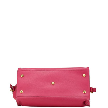 Saint Laurent Petit Cabas Y Line Leather Handbag