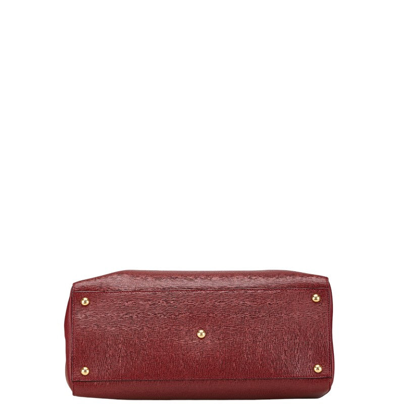 Fendi Luxury Leather Red Handbag Style 57