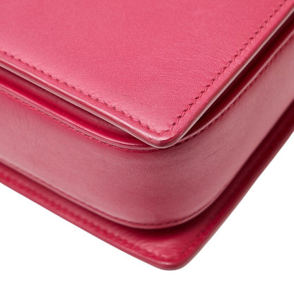 Saint Laurent Loulou Leather Red Shoulder Bag Style 2