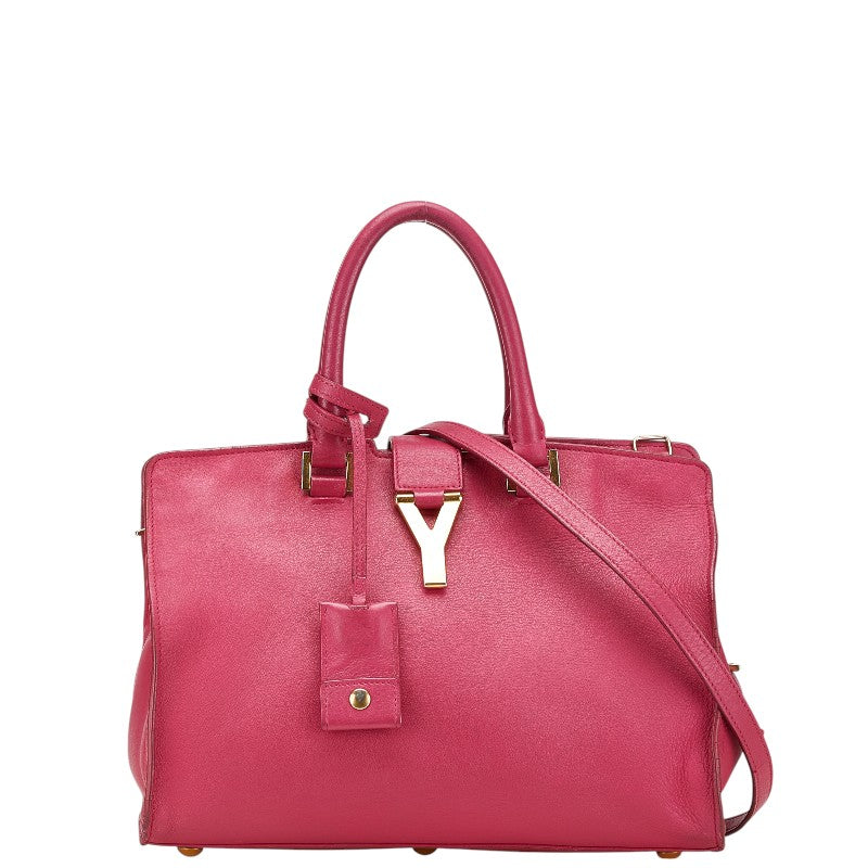 Saint Laurent Leather Red Handbag Style 19