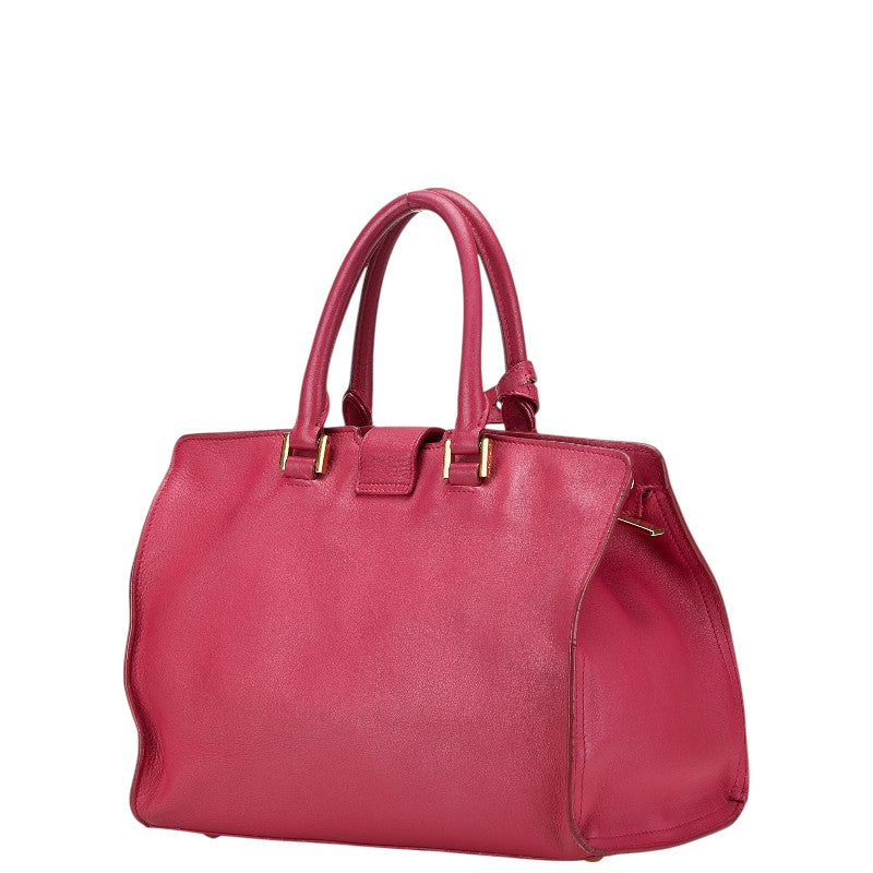 Saint Laurent Leather Red Handbag Style 19