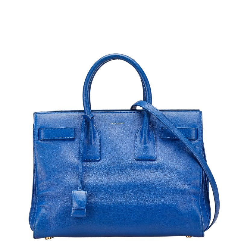 Saint Laurent Sac De Jour Leather Red Handbag
