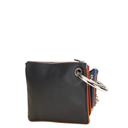 Fendi Mini Leather Red Handbag Leather