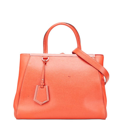 Fendi Luxury Leather Red Handbag Style 38