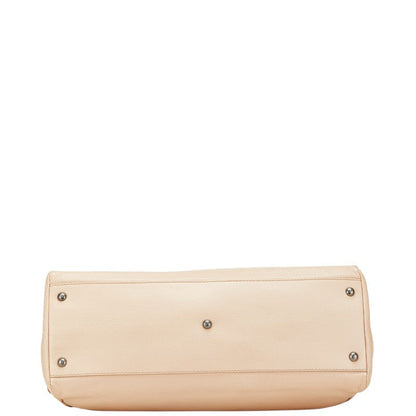 Fendi Peekaboo Leather Red Handbag Style 32