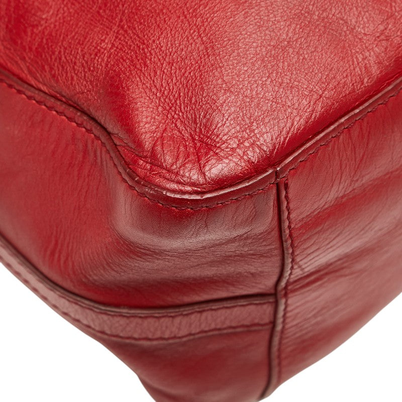 Fendi Luxury Leather Red Handbag Style 40