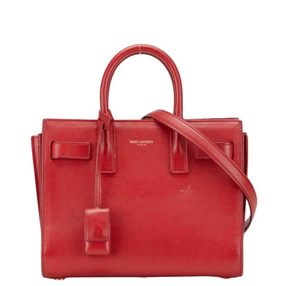 Saint Laurent Sac De Jour Baby Leather 2Way Bag