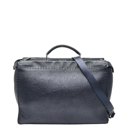 Fendi Peekaboo Fit Bag Bugs Eye Monster 2Way Leather Bag