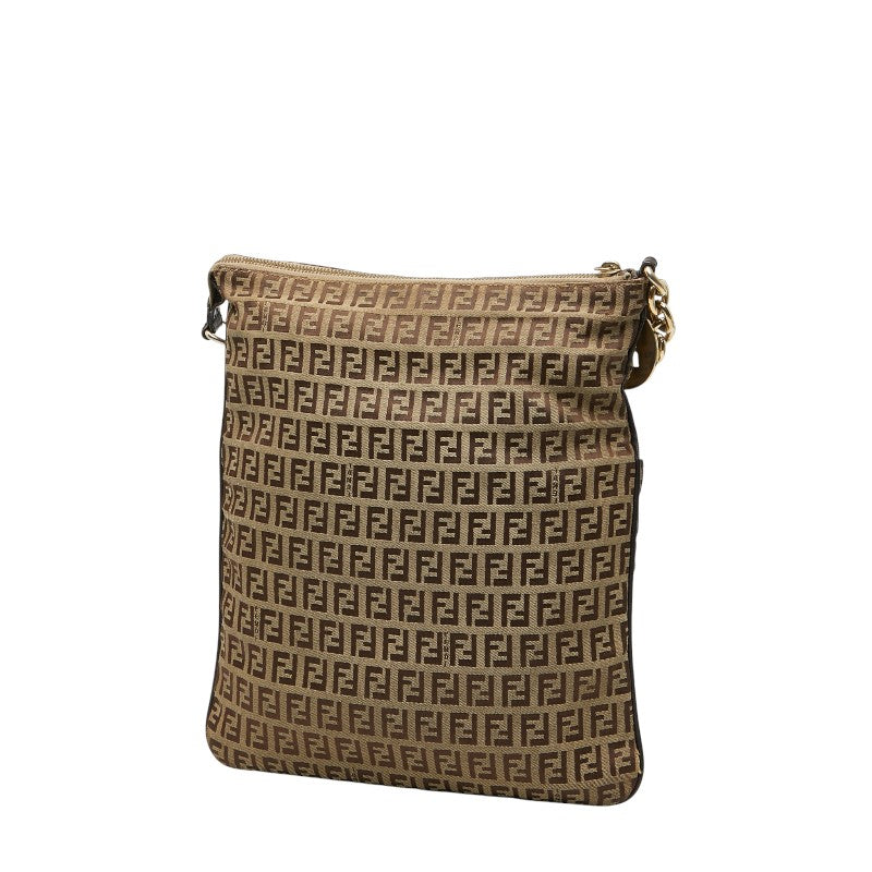 Fendi Logo Nylon Canvas Handbag