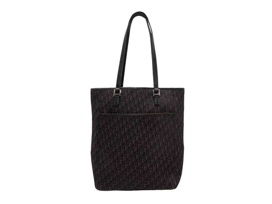 Black Christian Dior Oblique Tote Bag