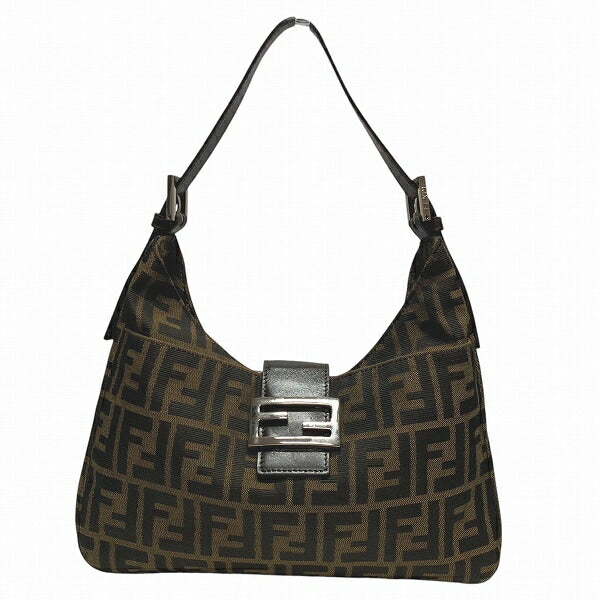 Fendi Luxury Canvas Red Shoulder Bag Style 48