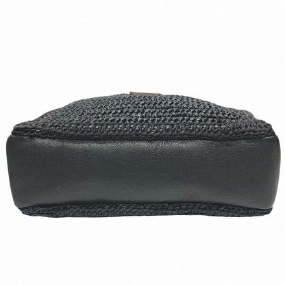Saint Laurent Lou Raffia Shoulder Bag