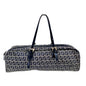Fendi Zucchino Nylon Leather Handbag