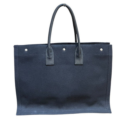 Saint Laurent Rive Gauche Canvas Tote Bag