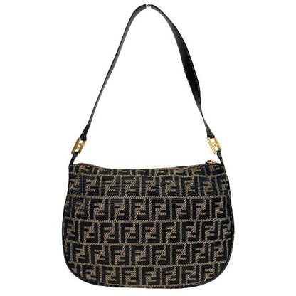 Fendi Luxury Canvas Red Shoulder Bag Style 49