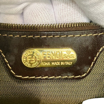 Fendi Luxury Canvas Red Shoulder Bag Style 49