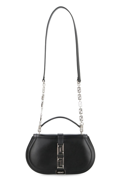GRECA GODDESS LEATHER CROSSBODY BAG