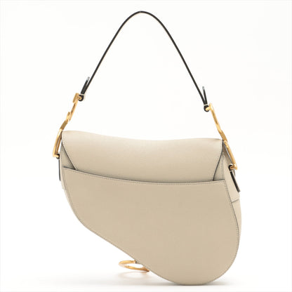 Dior Saddle Leather Beige Crossbody