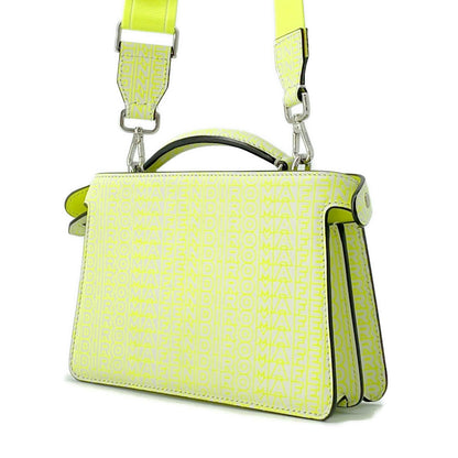 FENDI ?Peekaboo I.C.U. X-Cross Yellow7VA582 Leather Size Mini